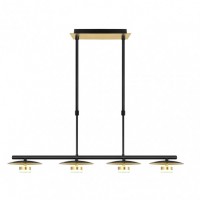 Distribuidor - Lâmpadas Diversas | Lâmpadas Modernas | LAMPARA CIUDAD DEL CABO 4L 24W 4000K NEGRO/ORO REGX85X15 CM 1920 LM Ref: 153654016